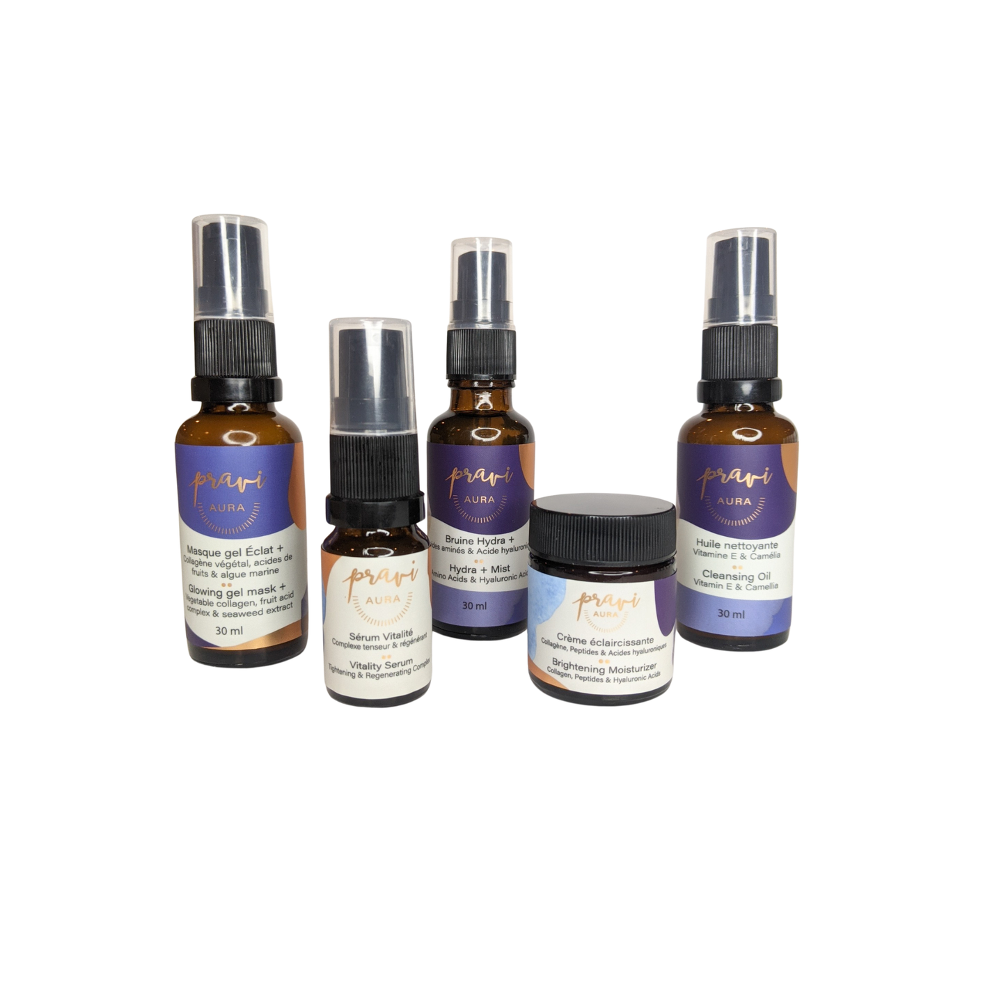Products included in Aura discovery box