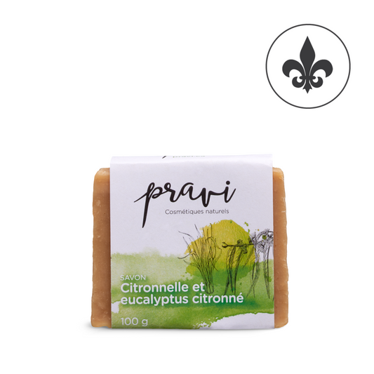 Savon citronnelle et eucalyptus citronné